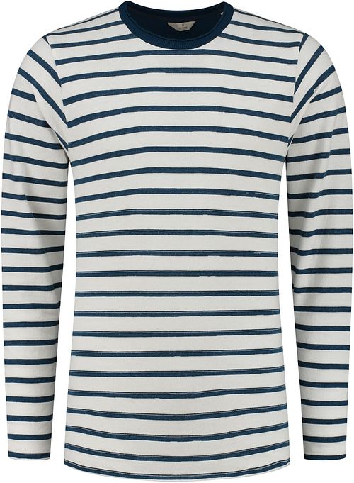 Dstrezzed Pullover Streifen Dunkelblau Product