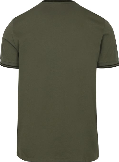 Fred Perry T-shirt Olive Green W49 Product / Achterkant