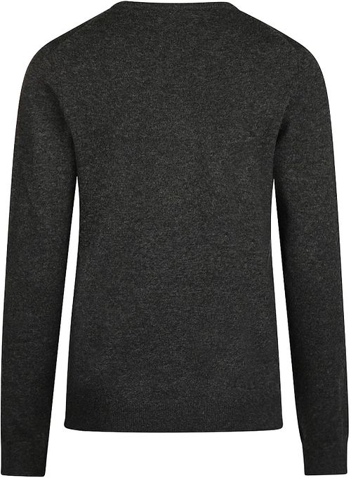 Steppin' Out Women Pullover V-Neck Merino Wool Anthracite Product / Achterkant