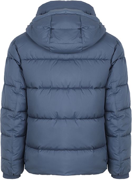 Kurtka pikowana BOSS Omaris niebieska Product / Achterkant
