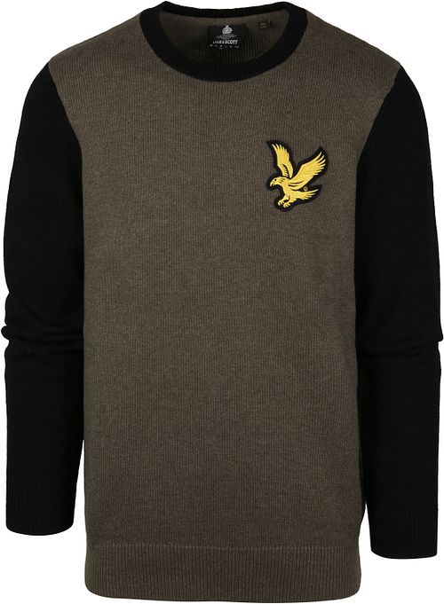 Lyle & Scott Pullover Logo Olivgrün Product