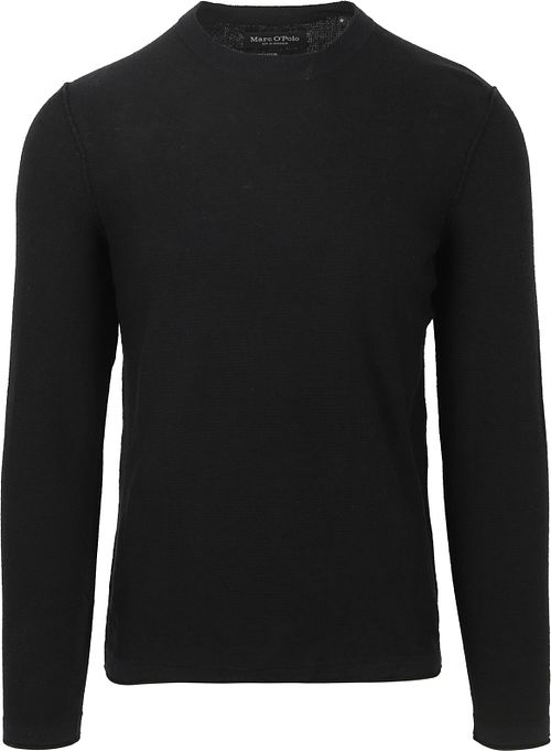 Marc O'Polo trøje i blanding af hør, navy Product