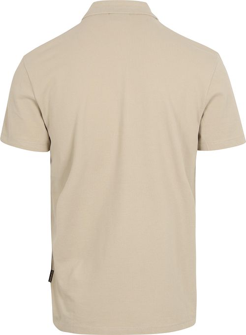 Napapijri Ealis Polo beżowe Product / Achterkant