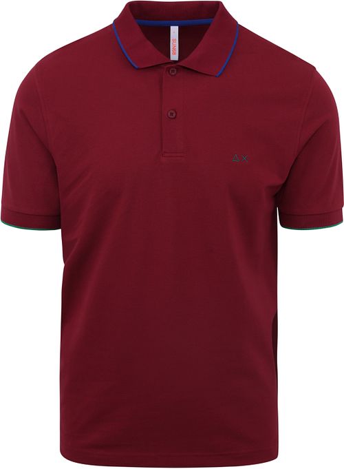 Polo Sun68 Small Stripe Bordeaux Product