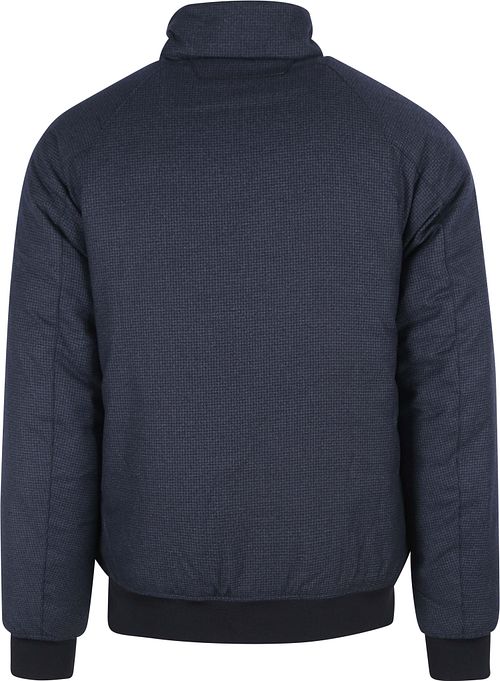 Scotch & Soda Jas Harrington Blauw Product / Achterkant