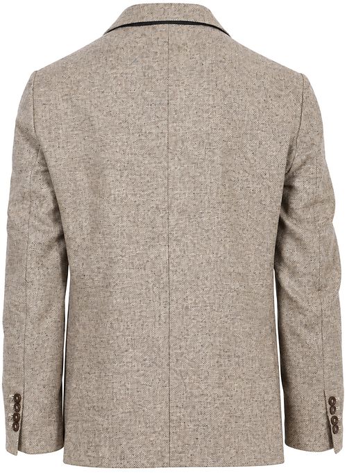 Steppin' Out Blazer Lammwolle Tweed Beige
