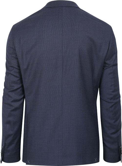 Suitable Suit Lucius Birdseye Wool Dark Blue Product / Achterkant