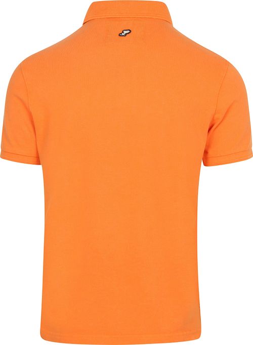 Superdry Polo Pique Classic Orange Product / Achterkant