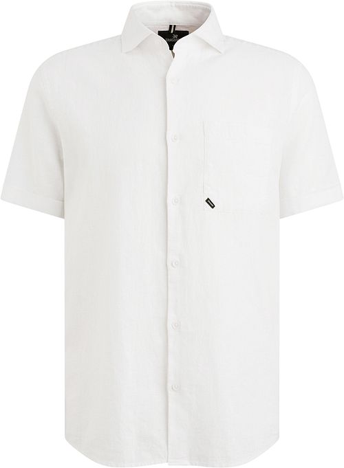 Vanguard Short Sleeve Overhemd Linnen Blend Wit Product