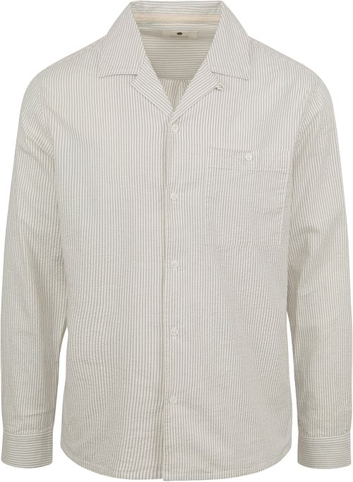 Anerkjendt Camisa Kurt de rayas en blanco roto Product