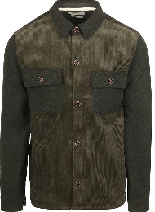 Anerkjendt Überhemd Akoscar Cord Mix Olivin Product