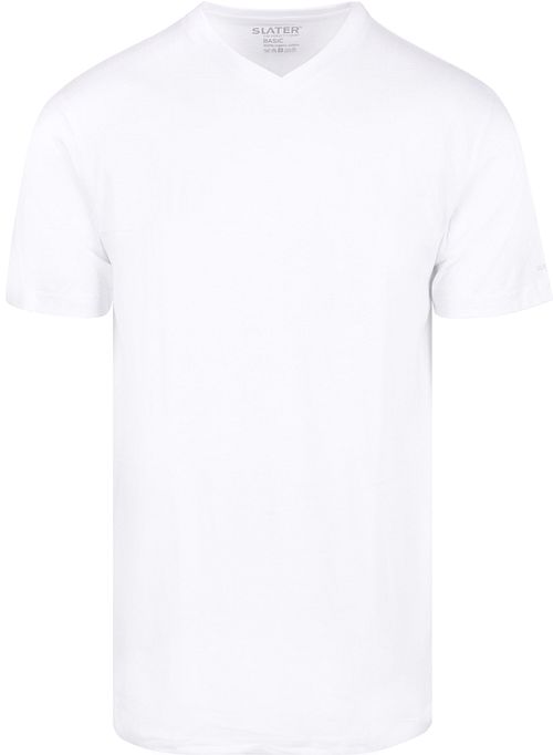 Slater 2-pak T-Shirt z dekoltem w serek, biały Product
