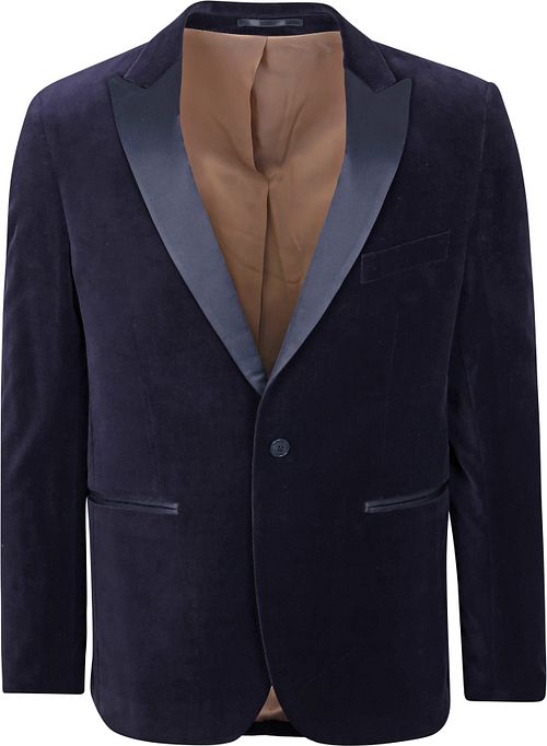Blazer da smoking Suitable in velluto blu navy Product