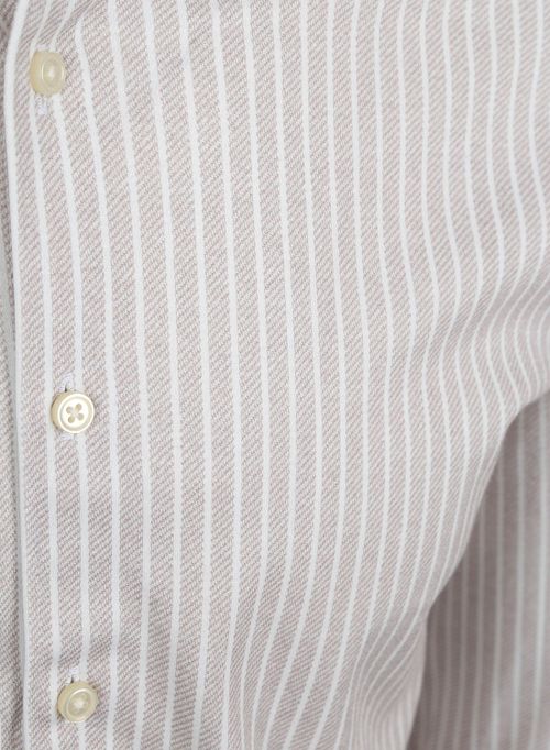 Camisa a rayas beige Desoto Product / Detail