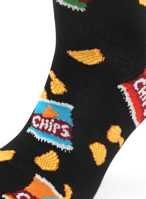 Happy Socks Chaussettes Chips Bag Model / Detail