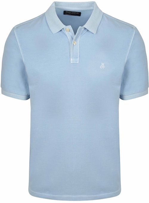 Marc O'Polo Poloshirt Piqué Dusted Blå Product