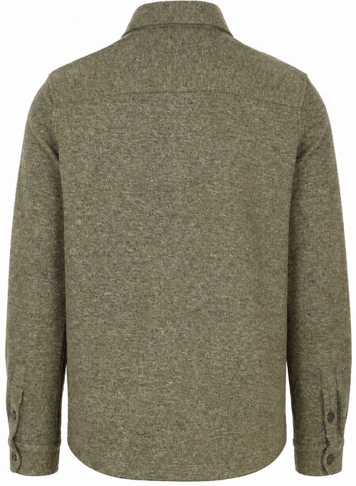 State Of Art Overshirt Wool Blend Brique Product / Achterkant