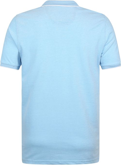 Suitable Polo Oxford azul claro Product / Achterkant
