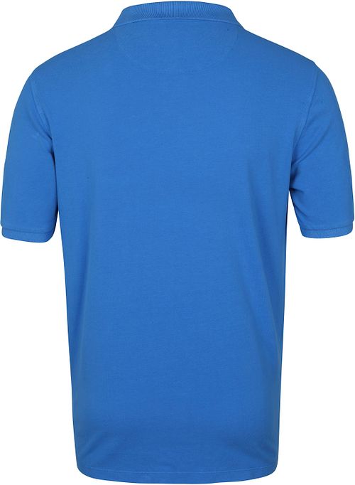 Suitable Respect Polo Pete Blu Product / Achterkant