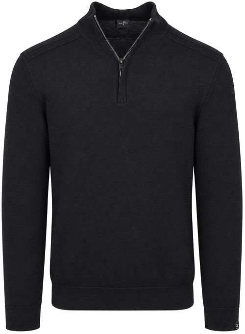 Vanguard Pullover Half-zip Mouline Zwart