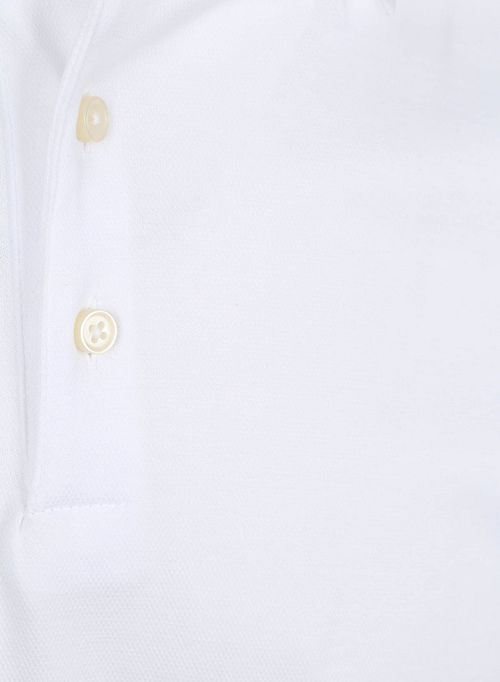 Desoto Longsleeve Poloshirt Essential Weiß Product / Detail
