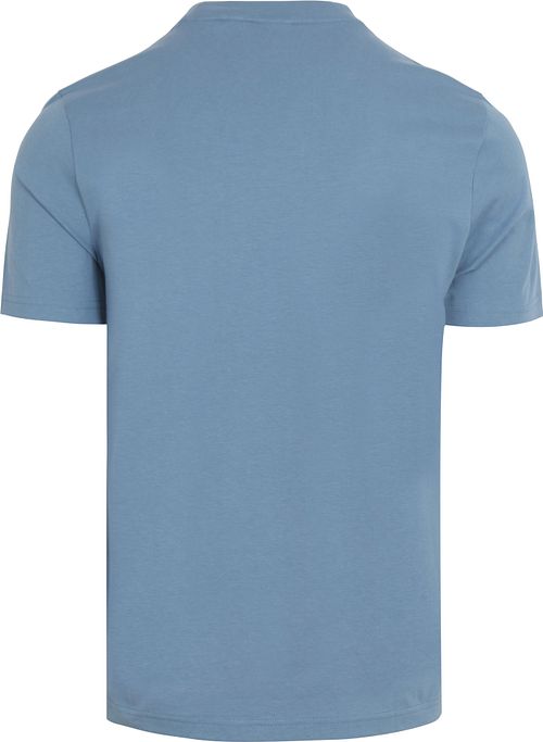 BOSS T-shirt Dune Blauw Product / Achterkant