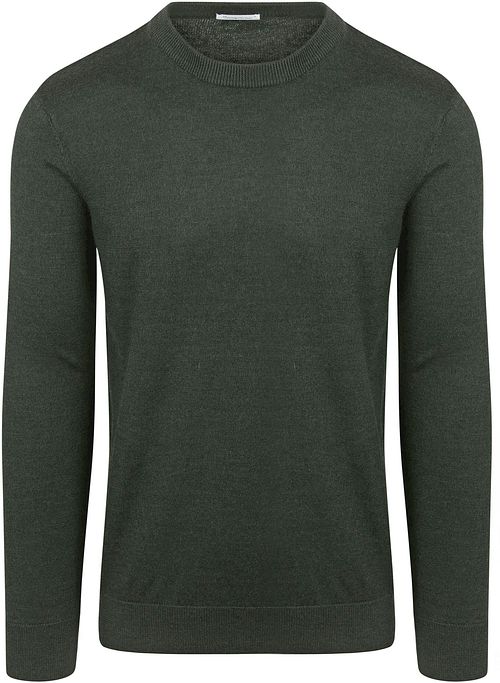 KnowledgeCotton Apparel Wollpullover Dunkelgrün Product