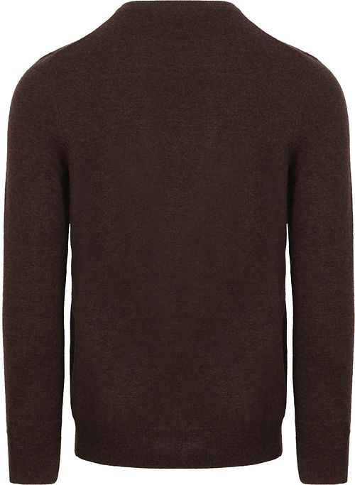 Lyle & Scott Pullover Lambswool Brown Product / Achterkant