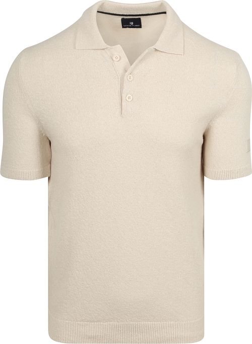 State of Art Strikket Polo Bouclé Ecru Product