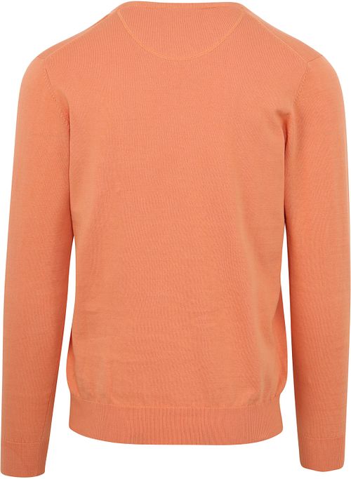 Suitable Pullover Vini V-Hals Oranje Product / Achterkant
