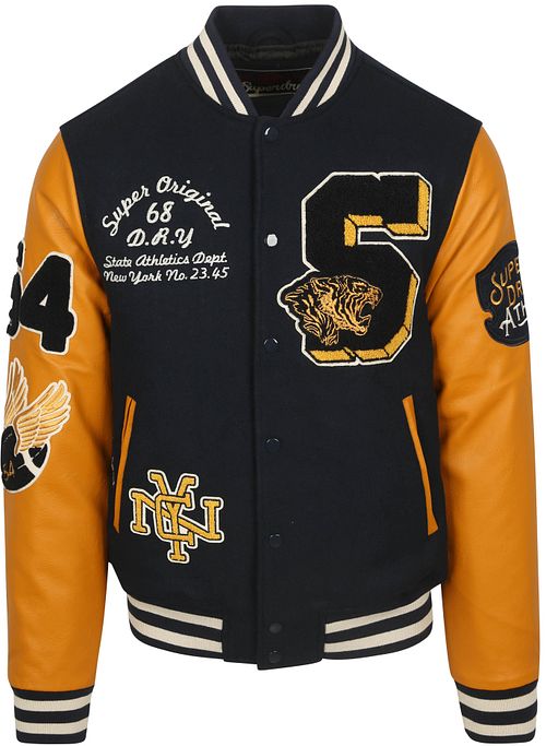 Superdry Varsity Bomber Jacket Navy Product