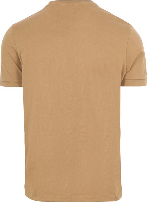No Excess Luksuriøs Myk T-skjorte Beige Product / Achterkant