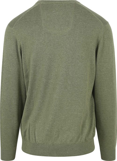 Casa Moda Pull Vert Foncé Product / Achterkant