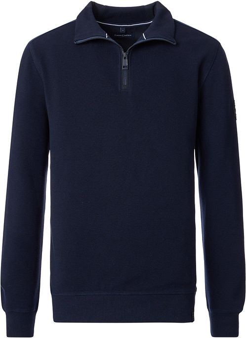 CASAMODA Pull Demi-Zip Sweat Marine Product