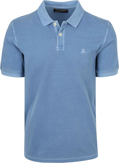 Marc O'Polo Poloshirt Piqué Provincial Blå