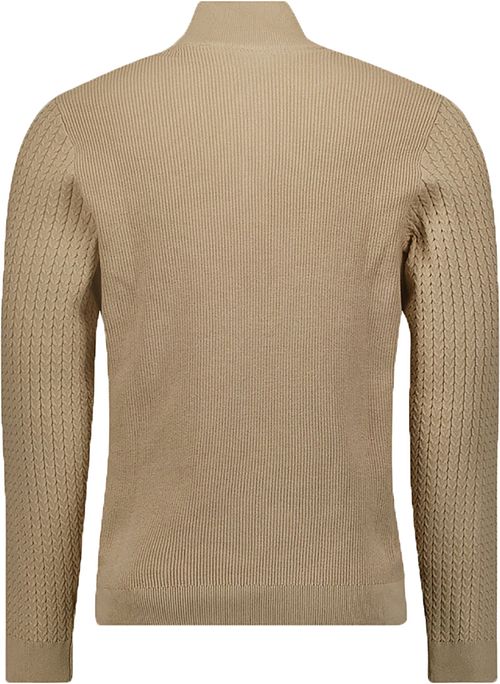 No Excess Mocker Tröja Beige Product / Achterkant