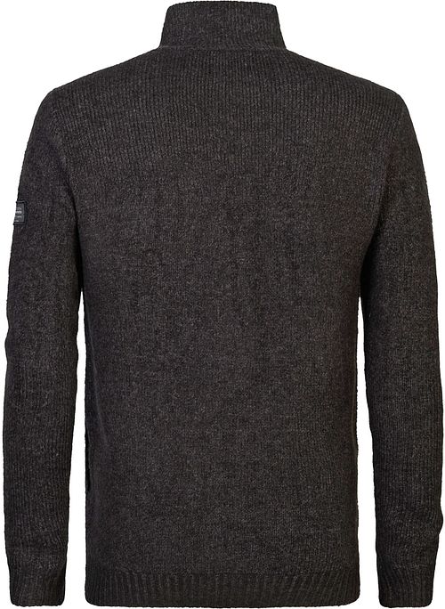 Petrol Cardigan Sitka Noir Product / Achterkant