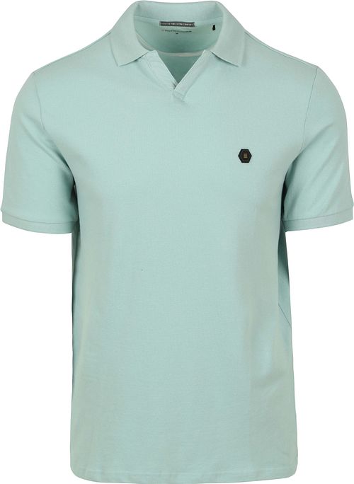 Polo No Excess Riva Solid w kolorze turkusowym Product