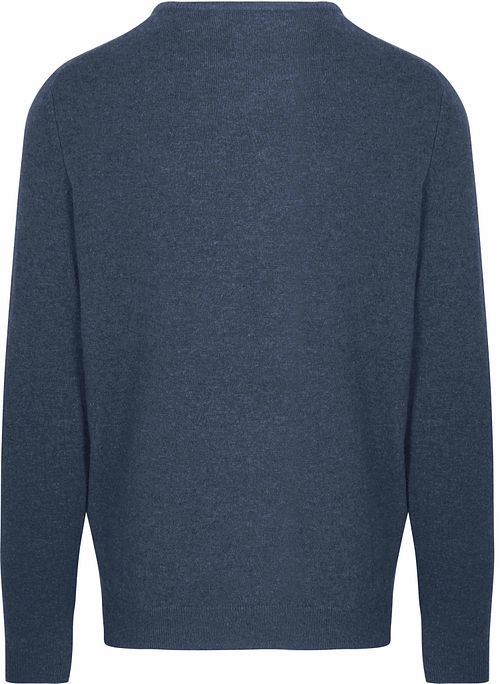 Steppin' Out maglione in lana merino blu cobalto Product / Achterkant