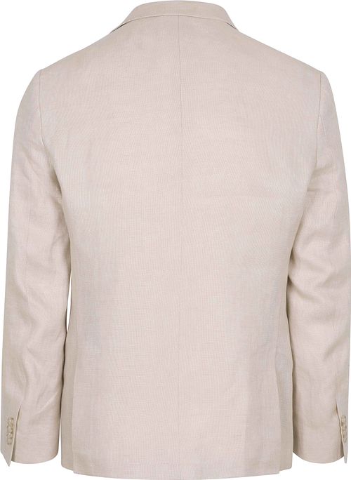 Suitable Blazer Lino Panama Ecru Product / Achterkant