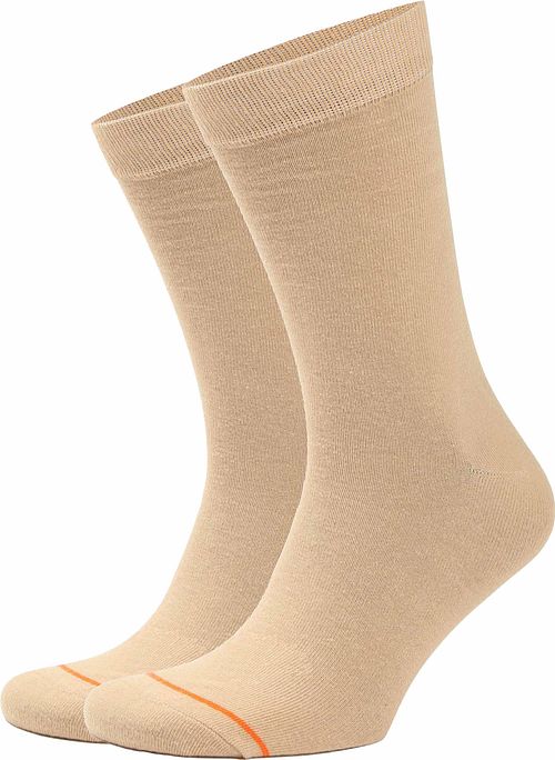 Suitable Chaussettes Organiques Beige 2 pack Product