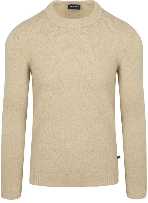 Suitable Pullover Bouclé Beige