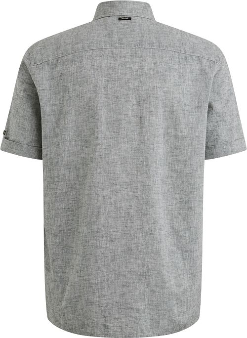 Vanguard Short Sleeve Hemd Linnen Blend Dark Slate Product / Achterkant