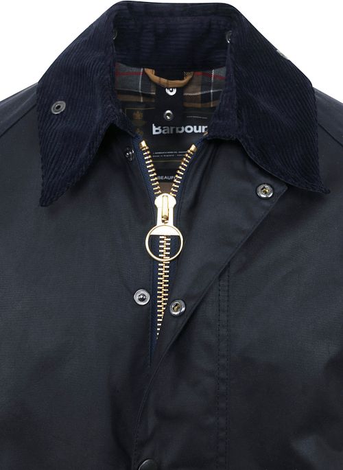 Barbour voksfrakke Beaufort i mørkeblå Product / Detail