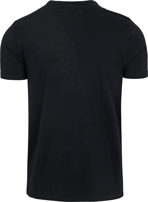 Profuomo T-shirt Navy Product / Achterkant