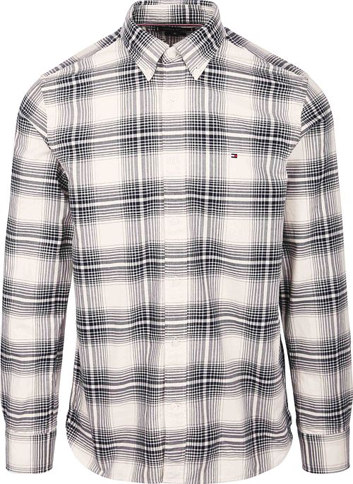 Camicia Oxford a quadri Tommy Hilfiger blu Product
