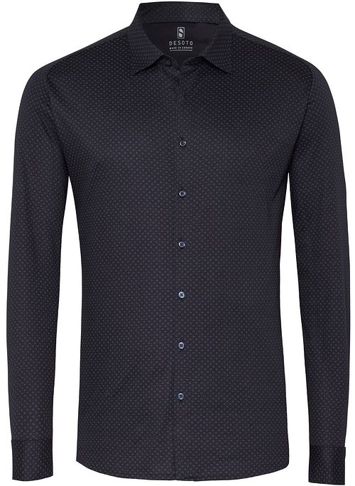 Desoto Hemd Print Wings Navy Product