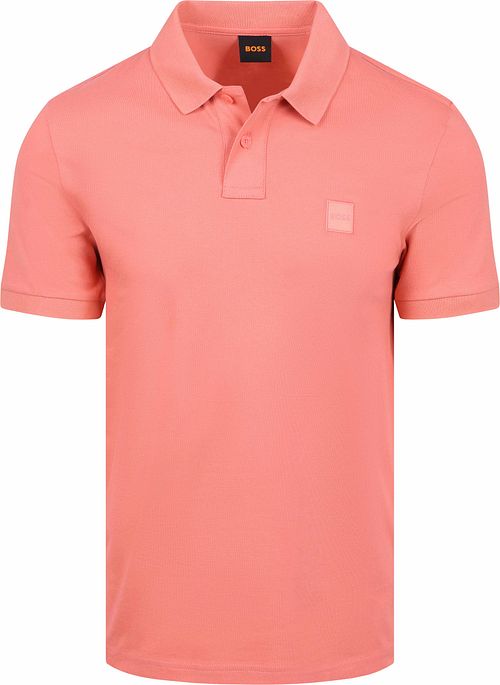Koszulka polo BOSS Passenger w kolorze różowym Product