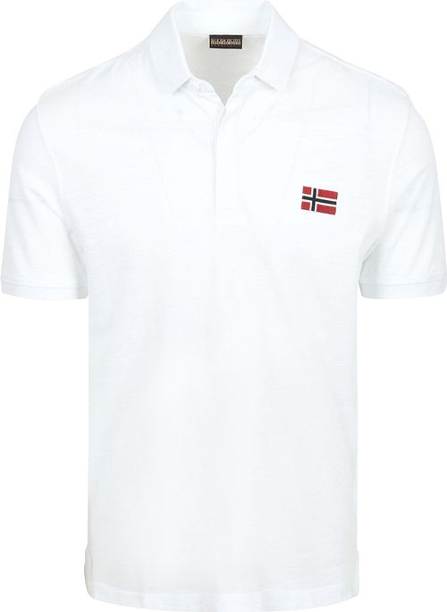 Koszulka polo Napapijri Ebea w kolorze białym Product