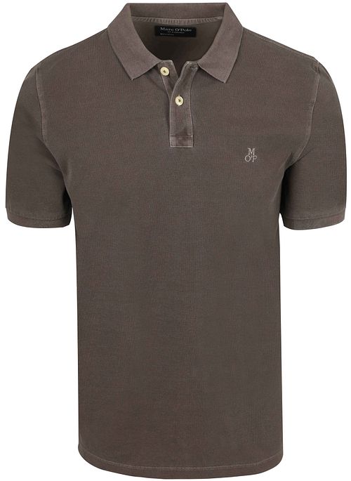 Marc O'Polo Polo Shirt Piqué Nickle Brown Product